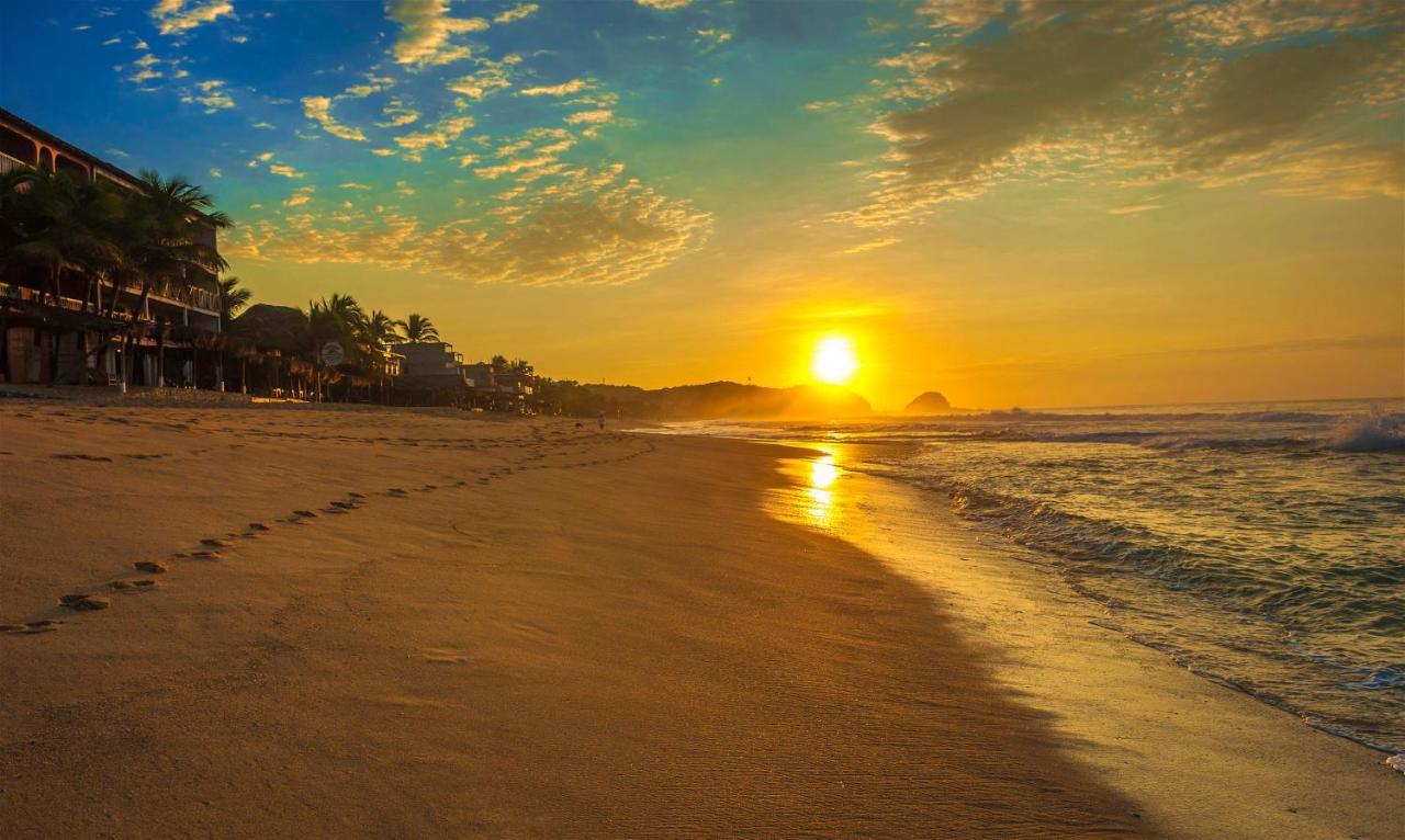 Cabanas Biuzaa Hotel Zipolite Esterno foto